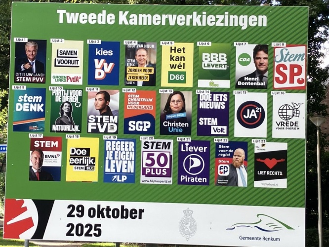 Verkiezingen 1: Als liberaal heb je bij de VVD niets te zoeken. Peiling 10-10-2025