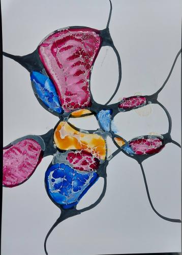 Theagraphic met bijenwas 