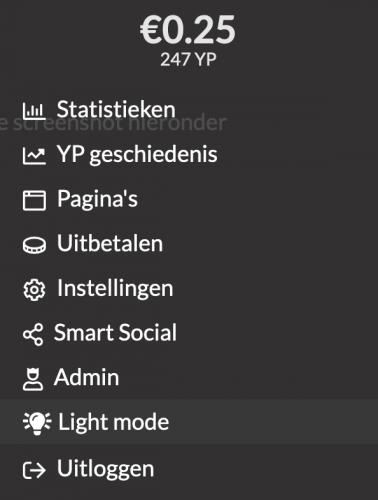 <br>Hamburger menu rechts bovenin &gt; Light Mode .<br><br>Bewerk/Bekijk je blog weer. Kleuren die je toevoegt aan je blog zijn alleen zichtbaar in Light mode. Zie screenshot hieronder die ik heb bijgevoegd<br>