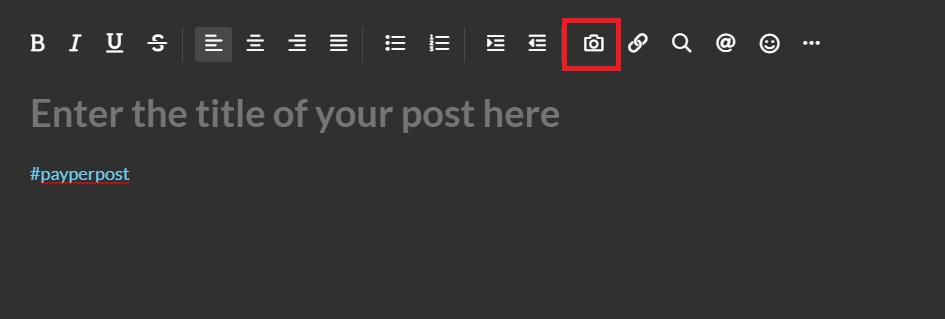 <a class="removable-mention" data-mentionid="155845" href="/useroverview/155845/Enna">@Enna</a> Juist niet. Als je een foto toevoegt met de quickpost-editor, kan je pay per post vragen zonder karakterlimiet. Jij gebruikt nu de blog-editor, daarmee moet je inderdaad 500 karakters minimaal hebben. Maar met de quickpost-editor kan je makkelijk Pay Per Post toevoegen aan je foto's. De quickpost-editor is de eerste editor die je ziet als je op 'Post maken' klikt.