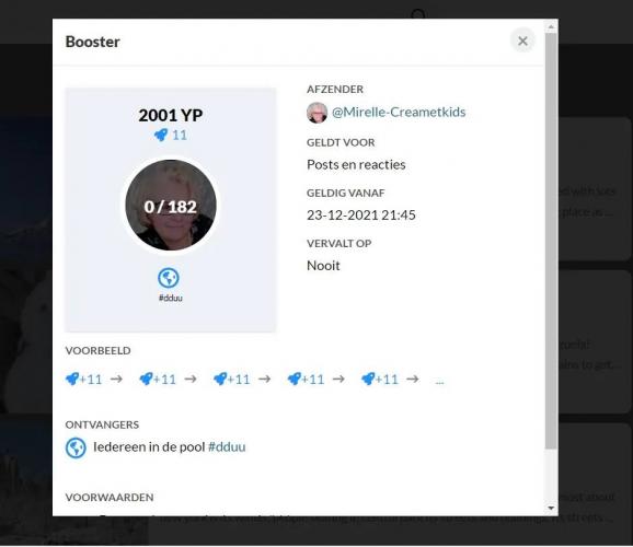 <a class="removable-mention" translate="no" data-mentionid="23816" href="/useroverview/23816/Dana">@Dana</a>  Ik heb meteen even een inlegje gedaan in <a class="hashtag" data-tag="dduu" href="/tag/dduu">#dduu</a> Dan hebben we weer vast een mooie stimulans😉