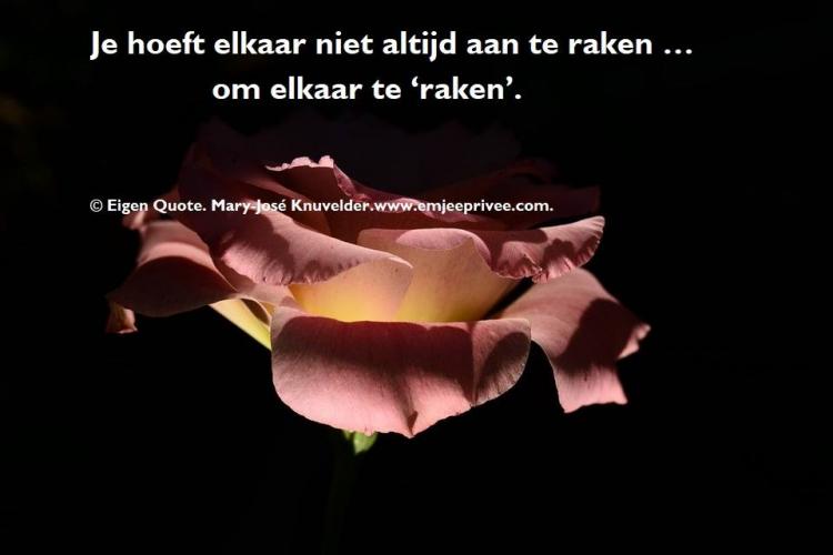 Quote. You don't always have to touch each other...