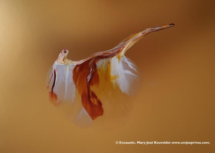 Featherlight/Encaustic