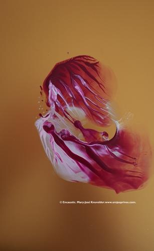 Vlieg met mij mee / Encaustic