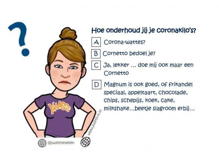 Quiz - Hoe onderhoud jij je coronakilo's? 