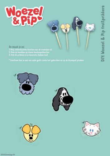 Thuisonderwijs met Woezel en Pip; printables 
