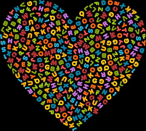 De 26 letters van het alfabet