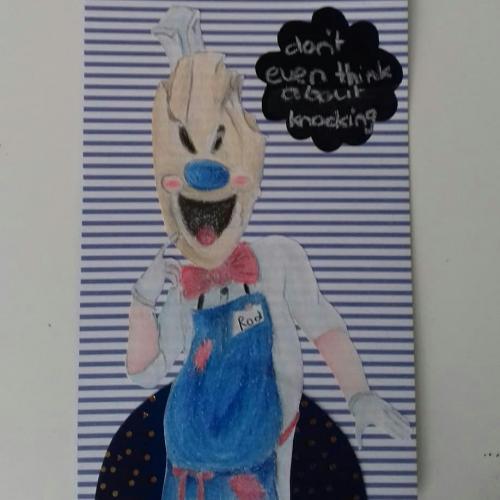 Ice Scream deurhanger. 