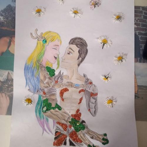 Mijn man en ik in Mobile legends. 