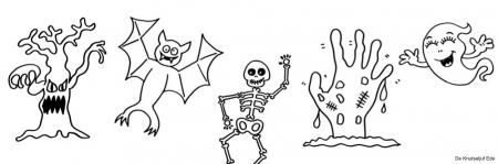 Kleurplaten Halloween