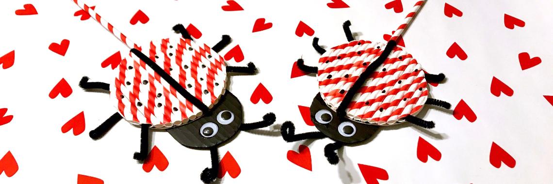 Knutselen met papieren rietjes