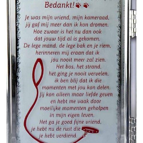 Een mooi gedichtje... 🐕