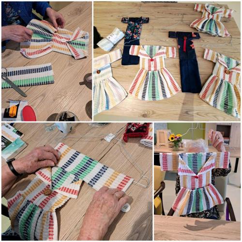 3 dishcloths dresses