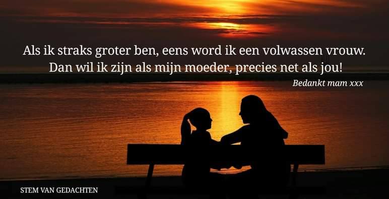Voor een moeder...