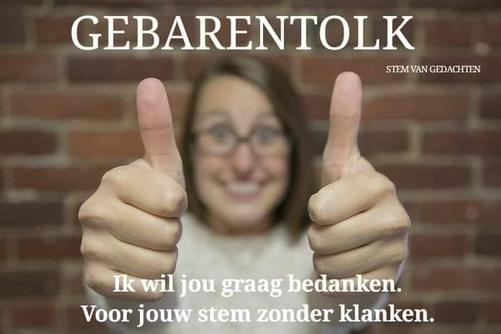 Gebarentaal? ONMISBAAR!