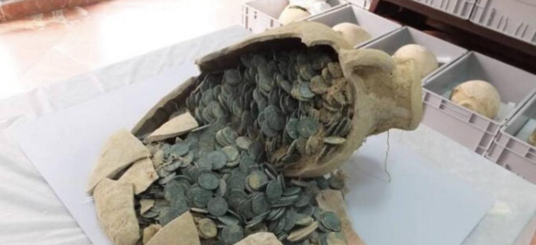 Oude Romeinse munten gevonden in spanje