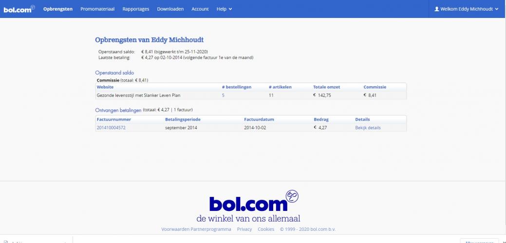 <br><br><a class="removable-mention"  href="/useroverview/1/Henkjan de Krijger" data-mentionid="1">@Henkjan de Krijger</a>&nbsp;: Als affiliate partner van Bol. com kan je wel goedkoper kopen via een omweg. Heb je een blog of website die goedgekeurd is voor het partnership dan kan je bv: een familielid of vriend de aankoop laten doen via je affiliate link. Het is altijd wel een tijdje wachten op de goedkeuring van je verdienste. Voor het geld of verdienste moet je het ook al niet doen want het zijn maar een paar schamele percentjes v/h koopbedrag dat je krijgt. 

Bij Amazon. nl&nbsp;&nbsp;werkt de goedkeuring voor een partnership iets anders. Er is geen directe keuring voor je blog of website. Je kan een affiliate account aanmaken. Daarna moet je een bepaald bedrag via je affiliate link verdienen voor je het partnership kan aangaan of goedkeuring krijgen. Verder heb ik geen ervaring met Amazon. nl

Om een idee te geven wat je kan verdienen bij Bol. com als affiliate heb ik een printscreen gemaakt. Zoals je kan zien moet je al heus wat kopers hebben via je affiliate link om er goed aan te verdienen. 

Heb ooit wel eens een review geschreven over Bol. com, deze kan je hier lezen: <a href="https://slankerlevenplan.com/bol-com-review-alles-wat-je-moet-weten-voordat-je-gaat-inkopen/" class="linkified" target="_blank">https://slankerlevenplan.com/bol-com-review-alles-wat-je-moet-weten-voordat-je-gaat-inkopen/</a>  Mocht het zijn dat deze link niet wenselijk is, dan kan de moderator deze gewoon verwijderen ☺️

Voor mij is het bloggen en websites maken en affiliate partnerships aangaan een heuse hobby geworden. Begonnen in 2012 met het schrijven van teksten voor LeerWiki en zo is dat langzamerhand gegroeid tot wat het nu is. Maar ben aan het afdwalen 😉😇
