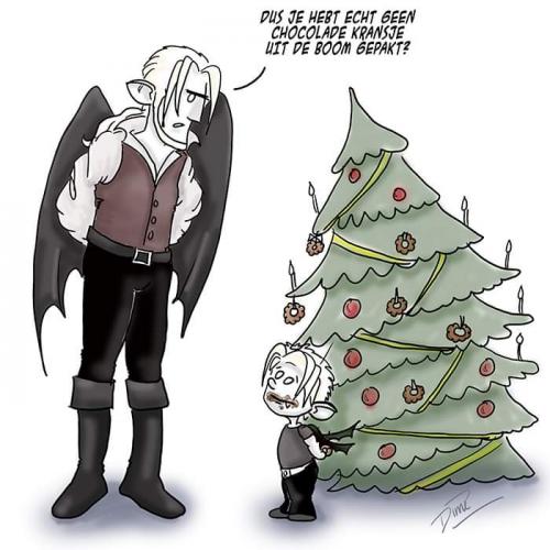 chocolate wreaths in the tree