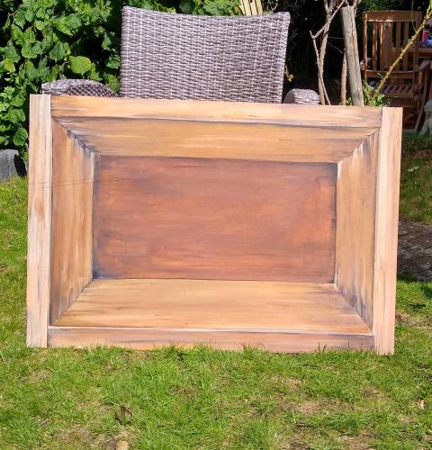 Tuinschilderij in de maak