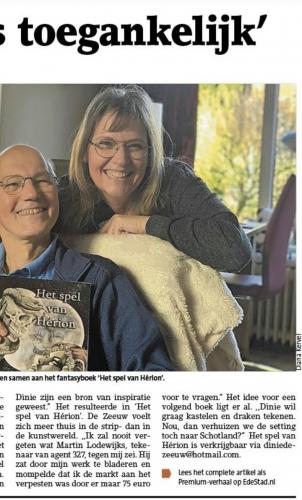 We are in the newspaper with our headlines!