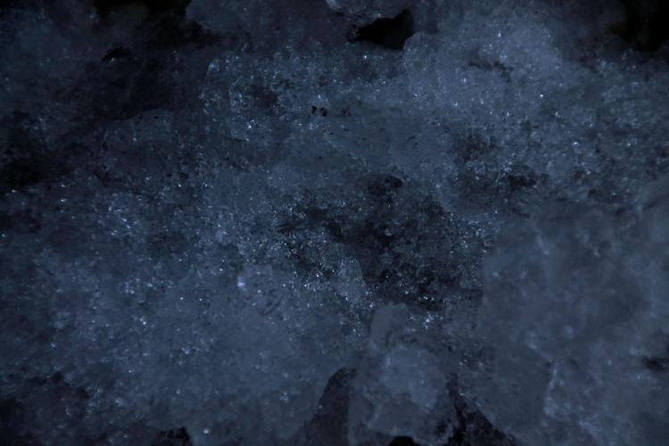 IJskristallen in de achtertuin