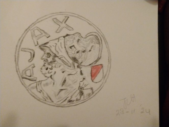 Ajax-logo getekend