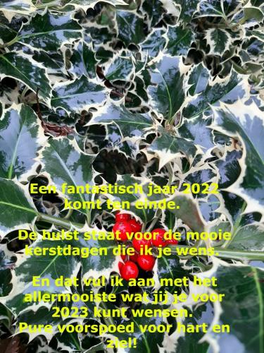 Kerst '22 en Nieuwjaar '23 