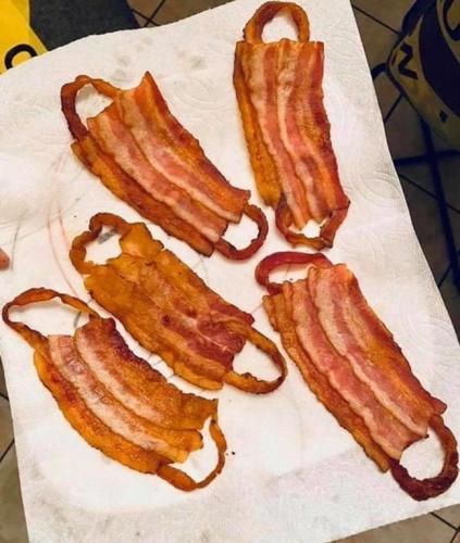  Bacon Face Masks