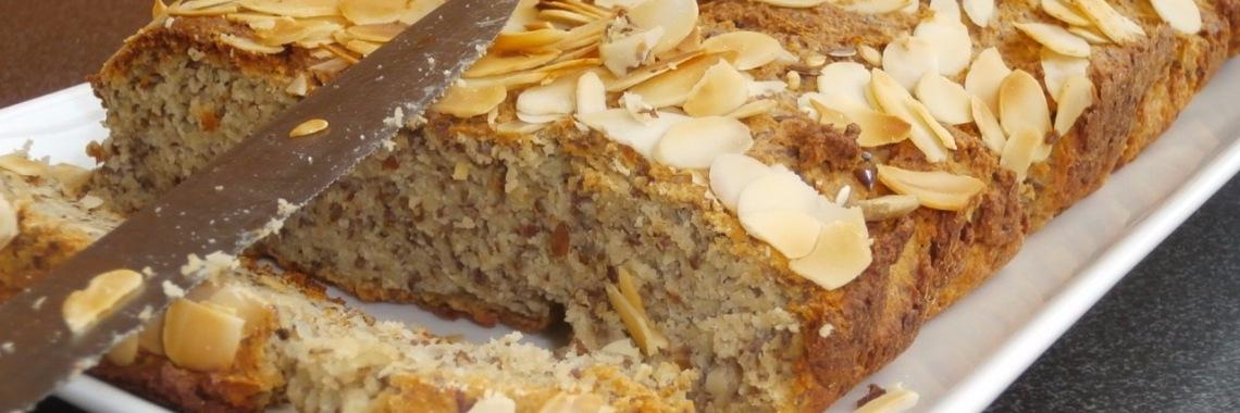  Amandelbrood : #glutenvrij, #vegan, #suikervrij, #broodvervanger