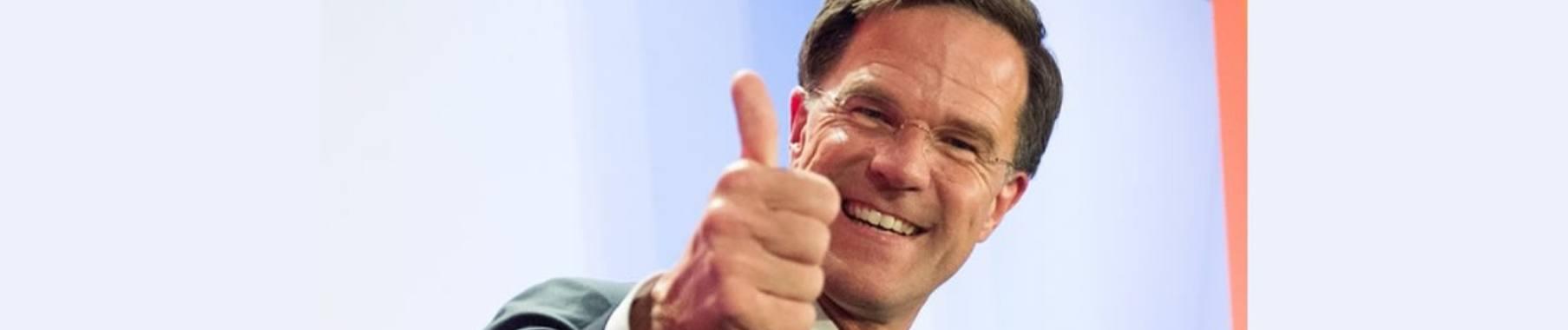  En Rutte maar weer lachen