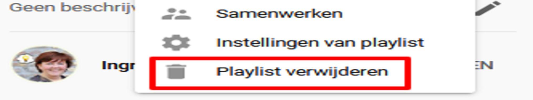 Remove Playlist from YouTube