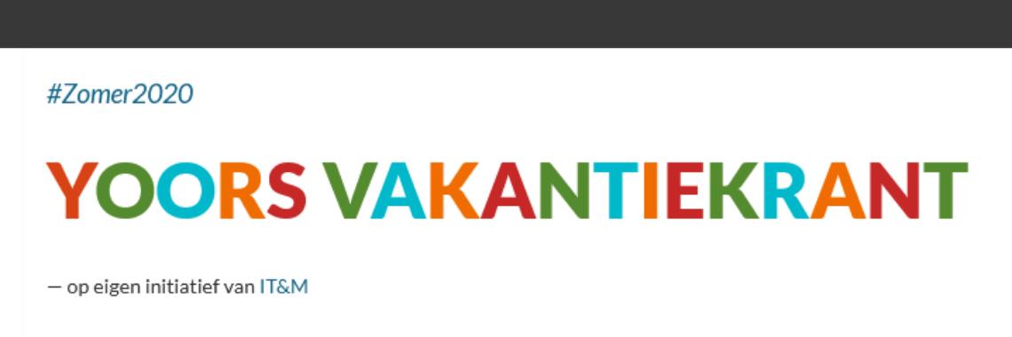  Yoors vakantiekrant 2020