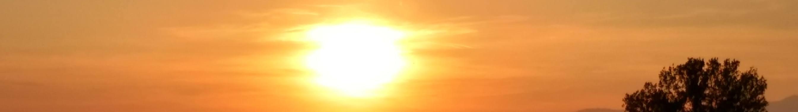Zonsondergang in het Zwarte Woud
