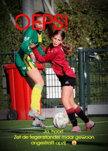 Is dit nou voetbal, Isabella?