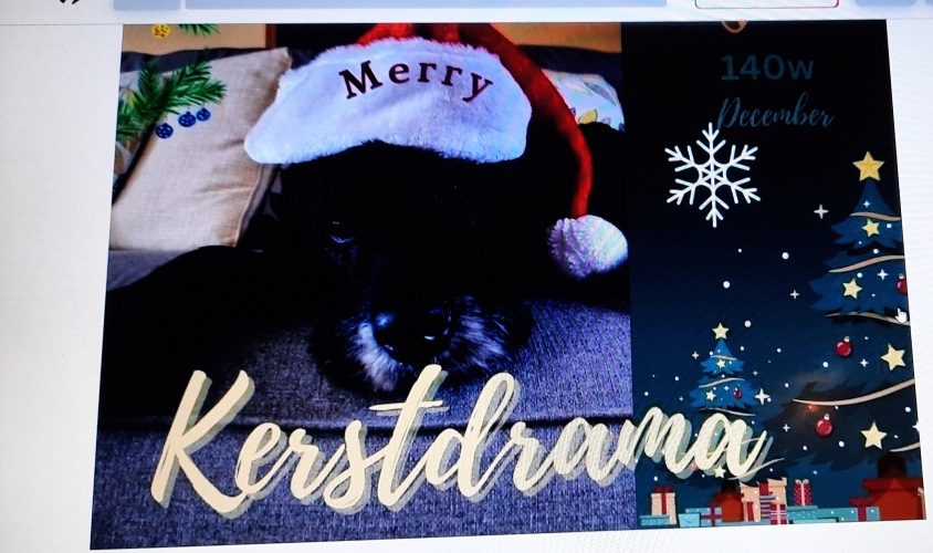 Ons huis is weer in kerstsfeer.......