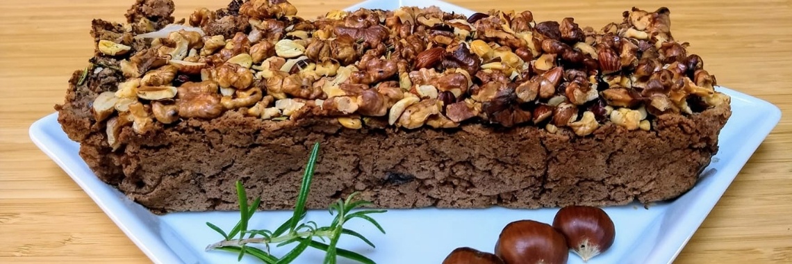 Castagnaccio: gluten- en lactosevrije kastanjetaart | Nathurel