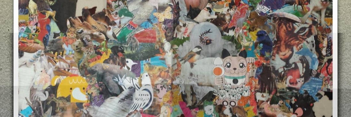 Maddys Atelier - Collage works mixed media | Madeleine