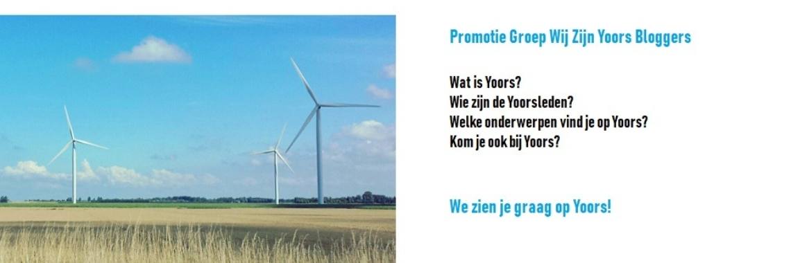 Promotie Groep Wij Zijn Yoors Bloggers | Madeleine