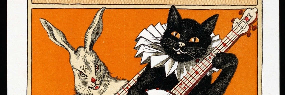 Vintage poster The Black Cat, March ,1896 | Madeleine