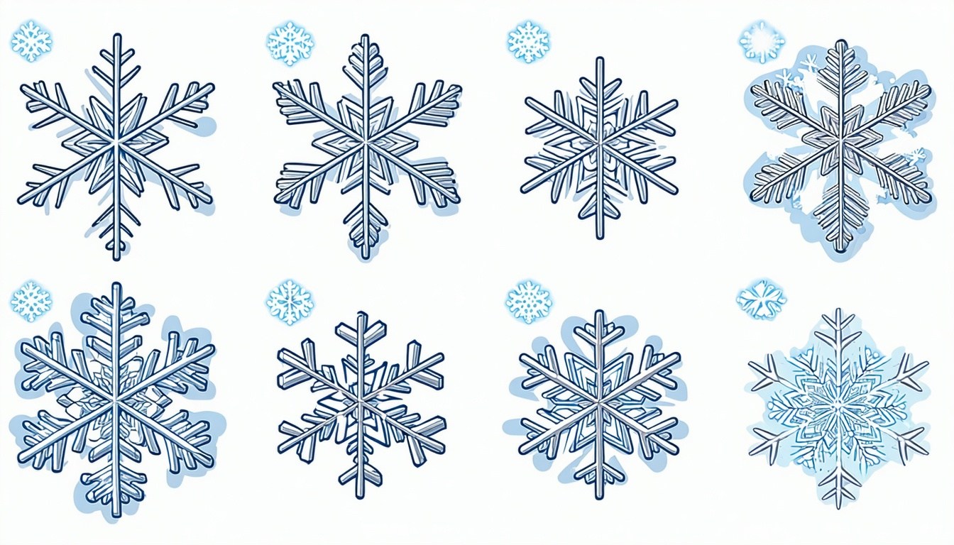 ❄️ Hoe teken je een sneeuwvlok (stapsgewijze handleiding voor beginners) | Madeleine