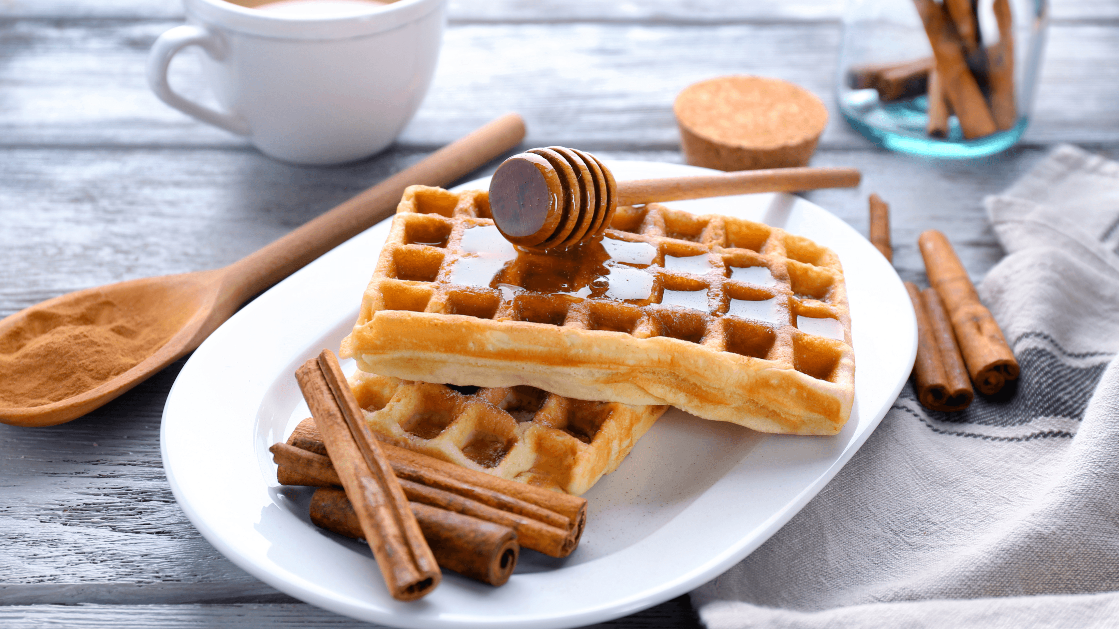 Homemade Cinnamon Waffles – The Perfect Fluffy Breakfast Treat | Madeleine