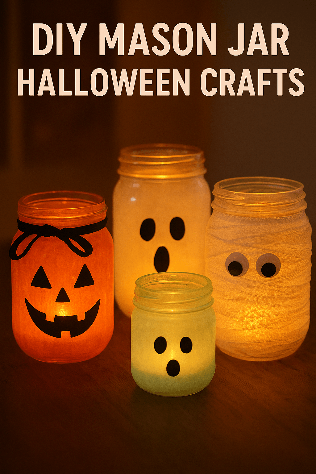 π DIY Mason Jar Halloween Crafts: Easy, Spooky & Pinterest-Worthy Ideas | Madeleine