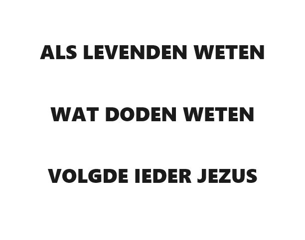 wat doden weten - Yoors