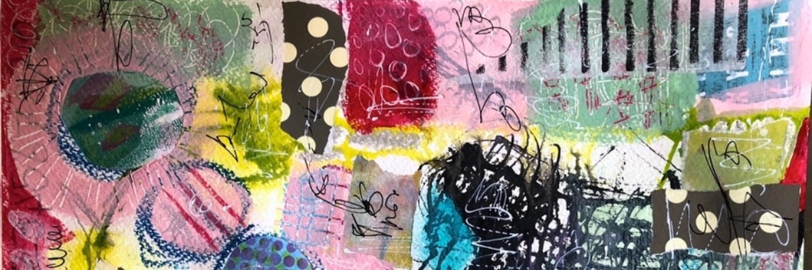 Mixed-Media, werken in lagen. | Anneke Wijers