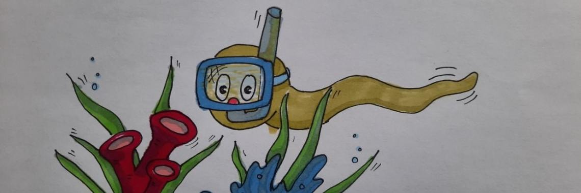 Coral - Belangrijke zee-organismen in de zee - Wurm Inktober 2020 | Elles Creative Blogger