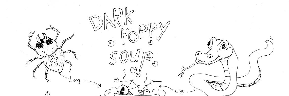 Dark Poppy Soup - kleurplaat Halloween | Elles Creative Blogger