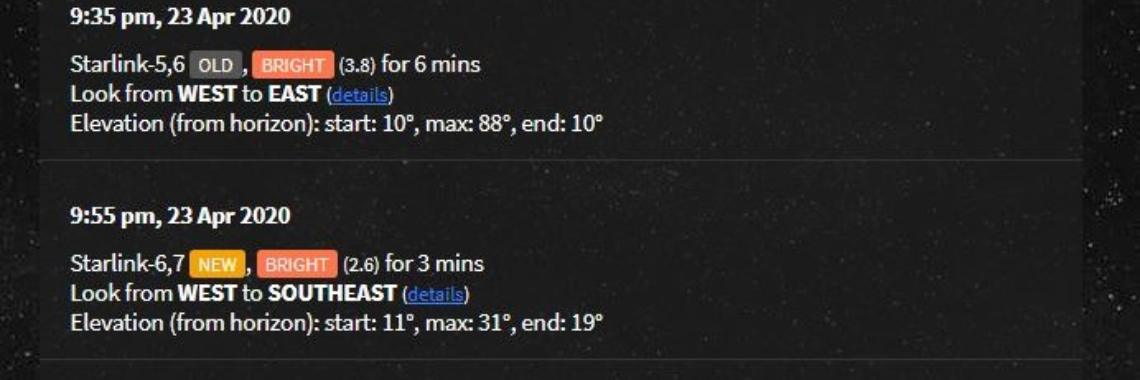 Een nieuwe serie satellieten van Starlink - spektakulaire satelietentrein | Elles Creative Blogger