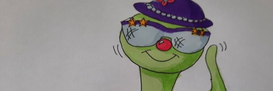 Fancy Wurm - Inktober | Elles Creative Blogger