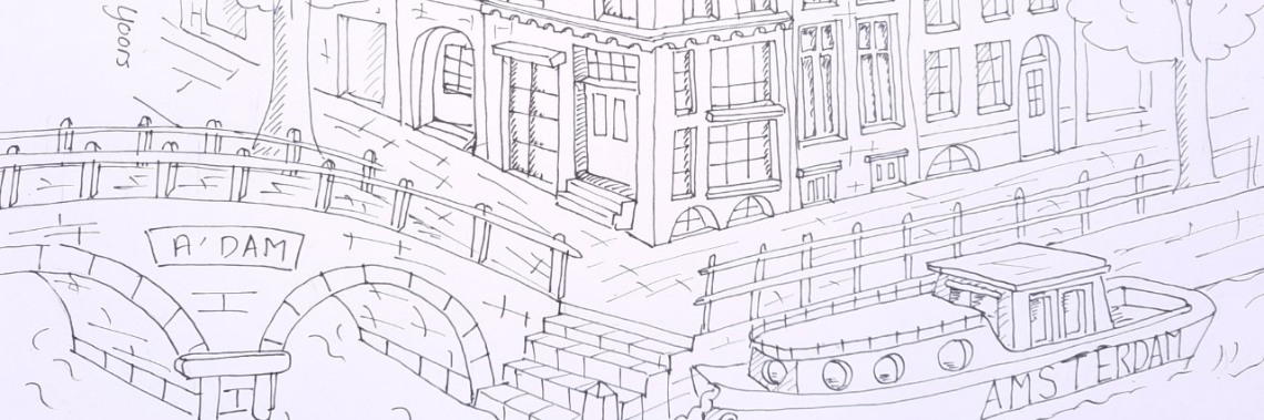 Ga mee op digitale wereldreis - dag 1 - Amsterdam | Elles Creative Blogger