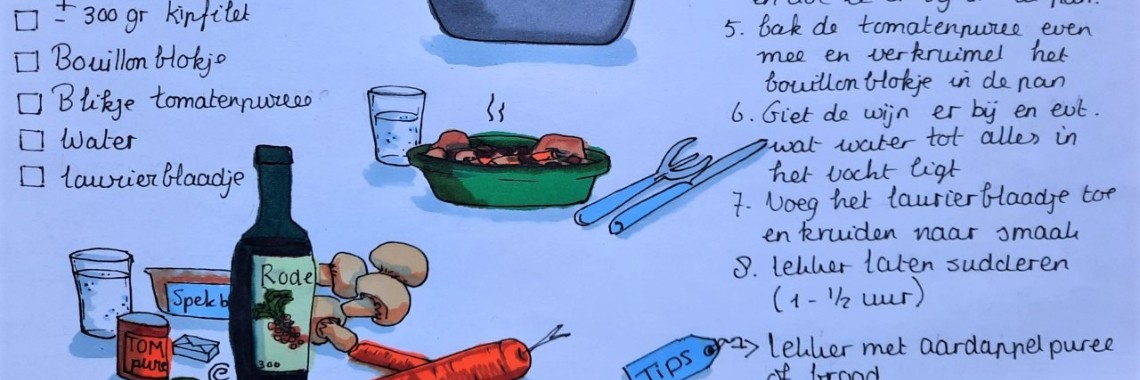 Signed recipe: Chicken in the pan | ellesvandenbroek